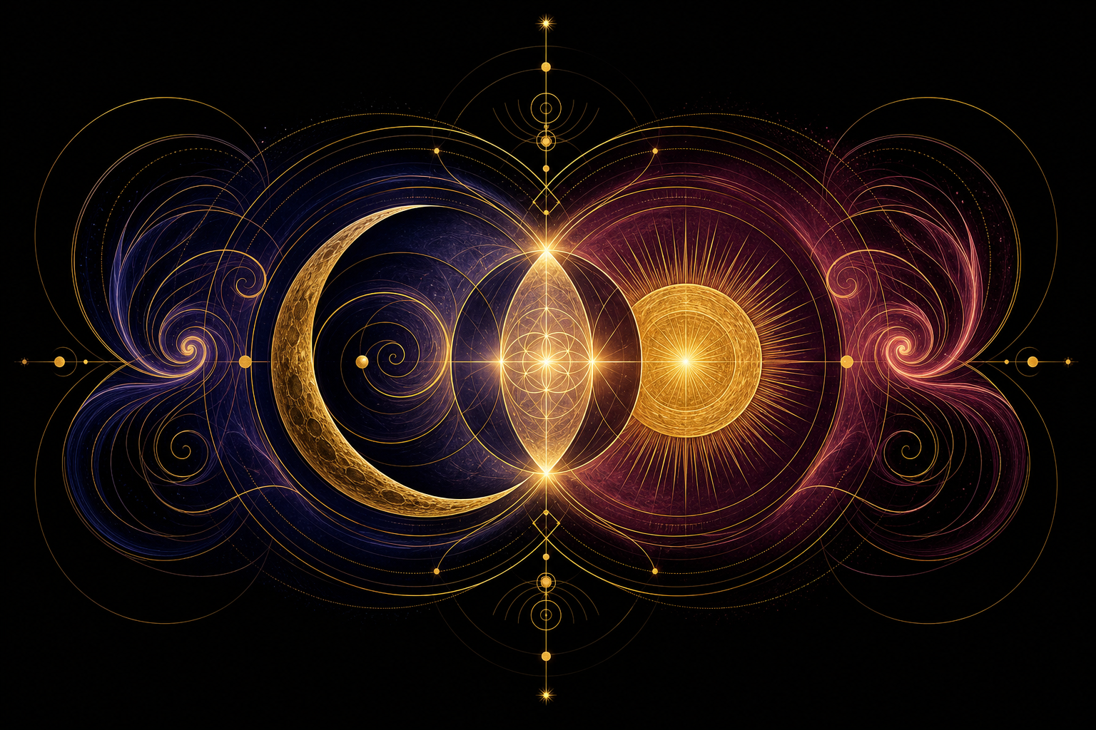 Gender — Hermetic principle illustration