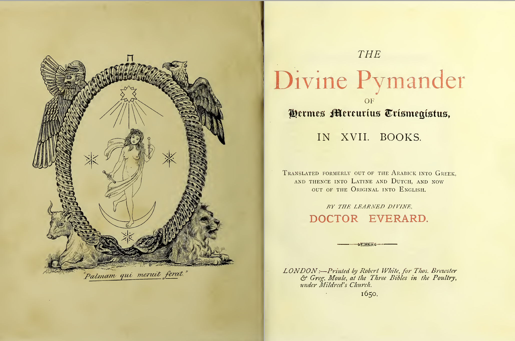 The Divine Pymander cover